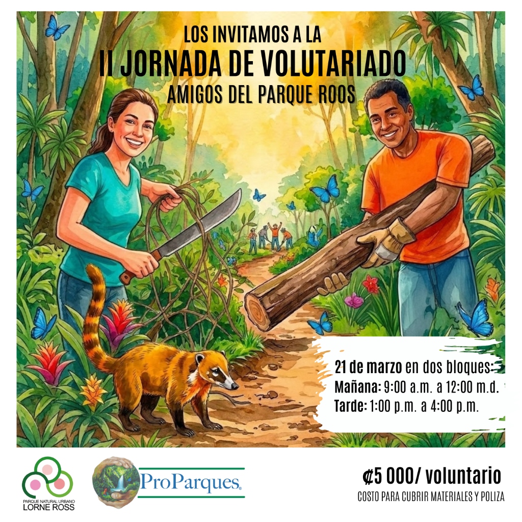 Afiche Jornada de Voluntariado — Amigos del Parque Ross 21 de Marzo